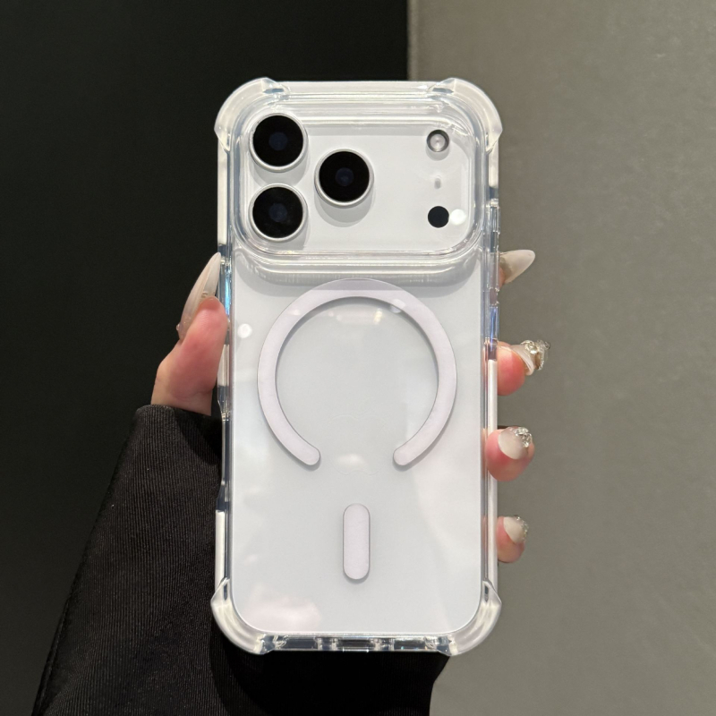 Tvrdi PC futrola s 2‑u‑1 magnetom za iPhone 14–17 Pro/Max, otporna na ogrebotine i padove