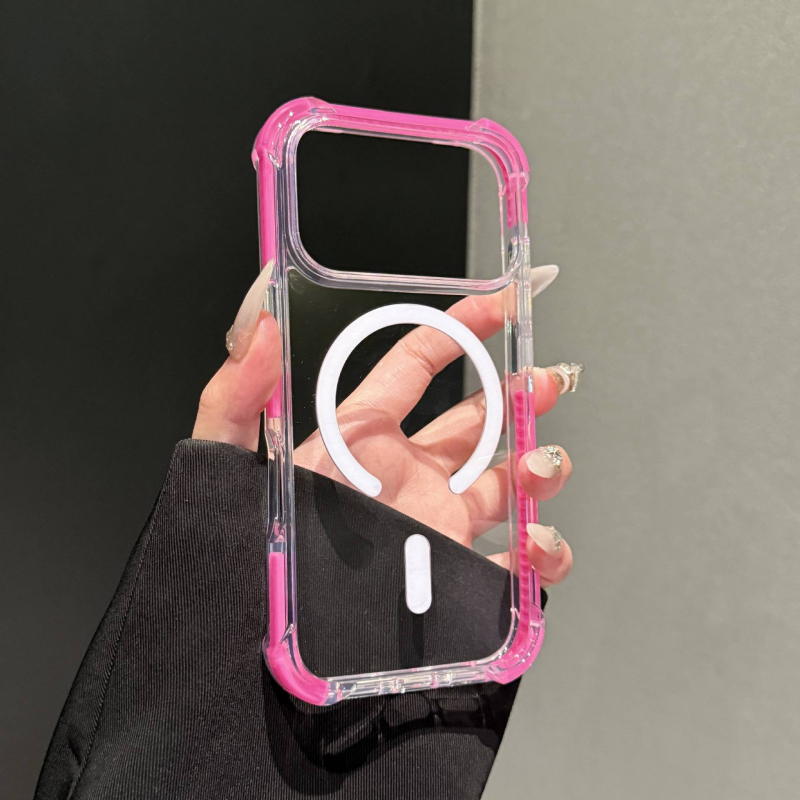Tvrdi PC futrola s 2‑u‑1 magnetom za iPhone 14–17 Pro/Max, otporna na ogrebotine i padove