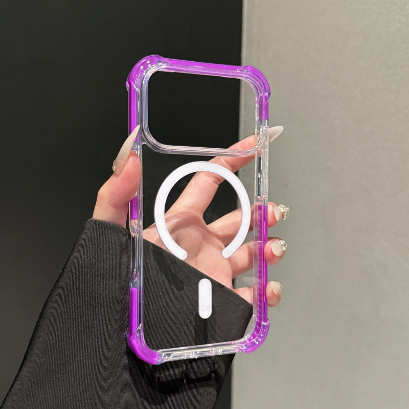 Tvrdi PC futrola s 2‑u‑1 magnetom za iPhone 14–17 Pro/Max, otporna na ogrebotine i padove