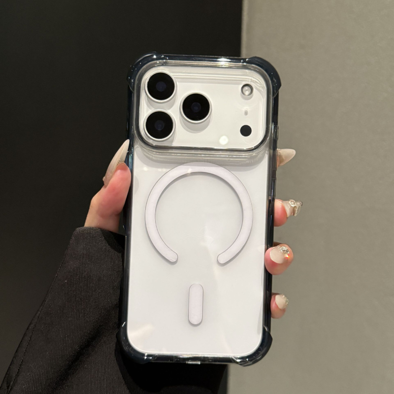 Tvrdi PC futrola s 2‑u‑1 magnetom za iPhone 14–17 Pro/Max, otporna na ogrebotine i padove