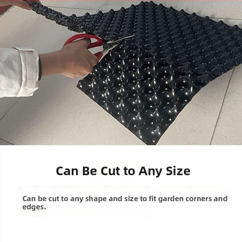 Drenážna doska pre strešnú záhradu s bariérou proti koreňom – plastová hydrofóbna drenážna filtrácia pre kvetináče a záhradné jazierka