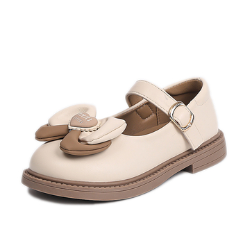 Dječje loaferice u britskom stilu, PU gornji dio, uložak od umjetnog krzna, gumena potplat, Velcro zatvaranje, unisex