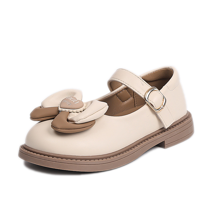 Dječje loaferice u britskom stilu, PU gornji dio, uložak od umjetnog krzna, gumena potplat, Velcro zatvaranje, unisex