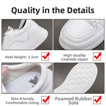 Pantofi femei din piele naturală, partea superioară din două straturi de piele de vită, vârf rotund, talpă din spumă, toc plat, închidere cu bretea frontală