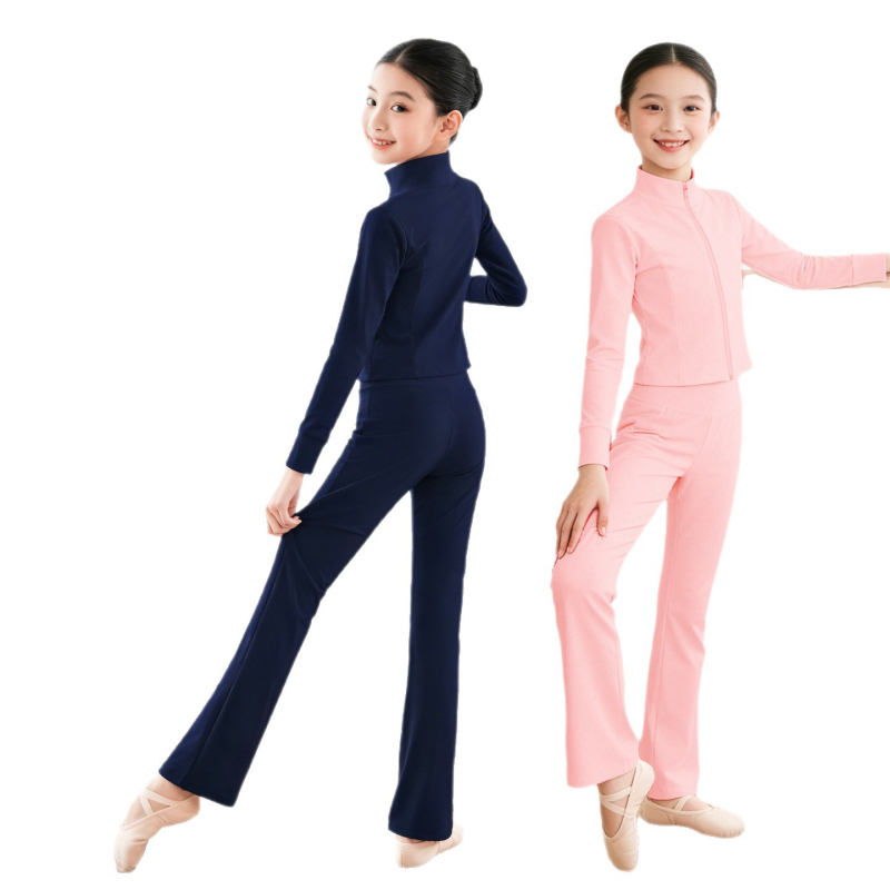 Lányoknak készült gyerekek táncruházata – fő anyag: nylon; anyag: poliészter; 8+ éveseknek; téli 2025