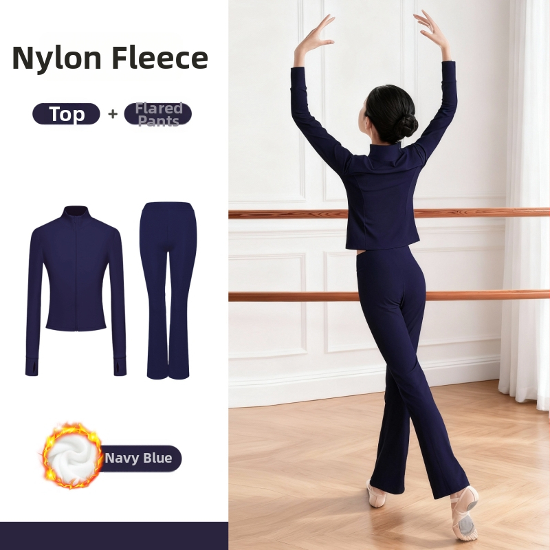 Lányoknak készült gyerekek táncruházata – fő anyag: nylon; anyag: poliészter; 8+ éveseknek; téli 2025