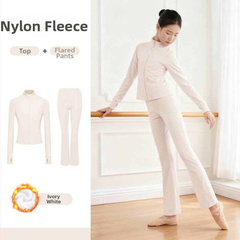 Lányoknak készült gyerekek táncruházata – fő anyag: nylon; anyag: poliészter; 8+ éveseknek; téli 2025