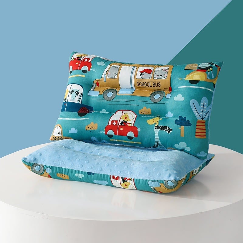 Παιδικό μαξιλάρι από αφρό μνήμης με κάλυμμα από 100% βαμβάκι, ορθογώνιο σχήμα, ύψος 5–10 εκ