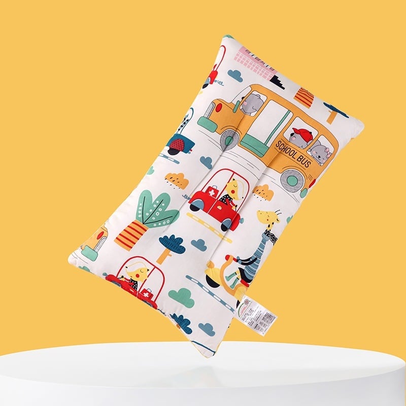 Παιδικό μαξιλάρι από αφρό μνήμης με κάλυμμα από 100% βαμβάκι, ορθογώνιο σχήμα, ύψος 5–10 εκ