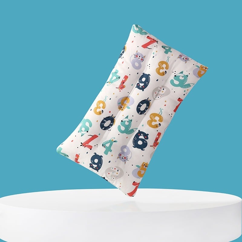 Παιδικό μαξιλάρι από αφρό μνήμης με κάλυμμα από 100% βαμβάκι, ορθογώνιο σχήμα, ύψος 5–10 εκ