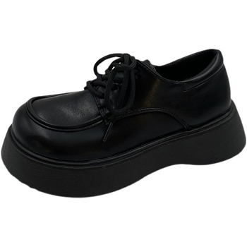 Női loaferek kerek orrú, PU felsőrész, 3–6 cm vastag sarok, egyszerű stílus