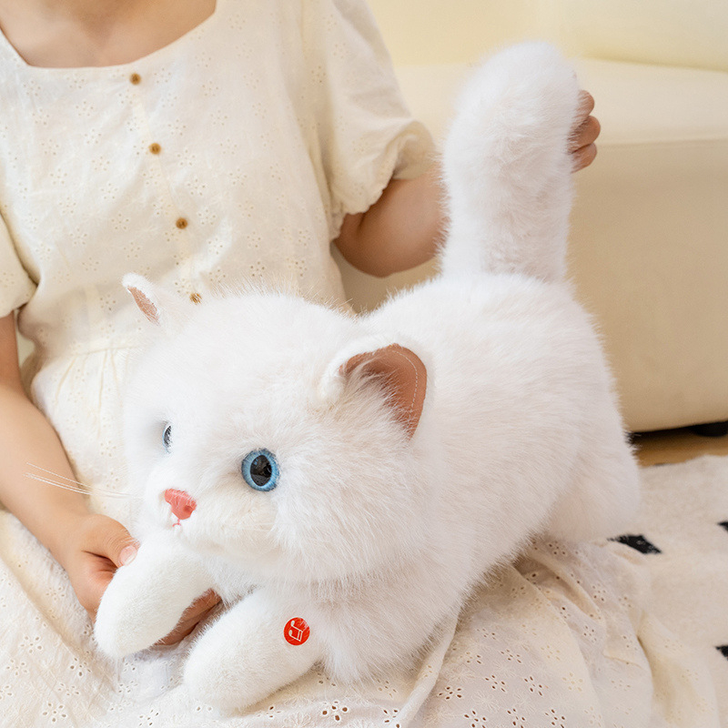 Плюшена кукла — Mink Plush Cloth Cat Backpack, Qiman Toys, PP Cotton попълване, за възраст 14+