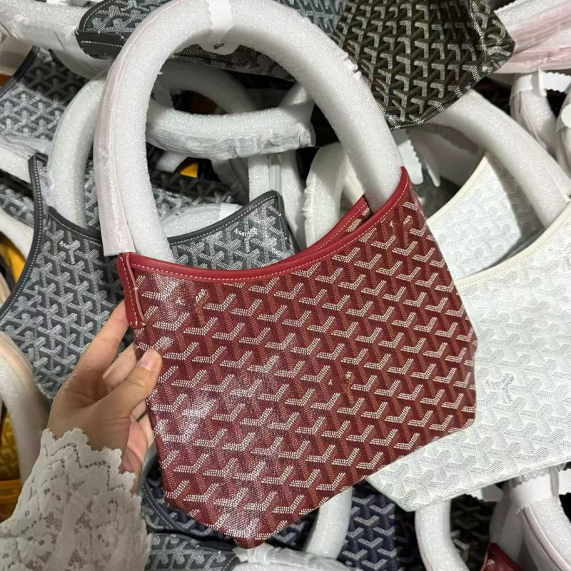 Dog Tooth uzorak Tote torba u hoboskom stilu, PVC tijelo, konopna podstava, zatvaranje na zip, unutarnji pretinac sa zipom, jednodjelna naramenica, za svakodnevnu upotrebu