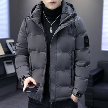 Μπουφάν με γέμισμα από λευκό πούπουλο για εφήβους, με κουκούλα, μακριά γραμμή, ελαφριά προστασία από το κρύο (-5°C έως 0°C)