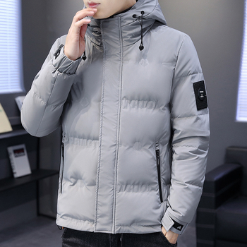 Μπουφάν με γέμισμα από λευκό πούπουλο για εφήβους, με κουκούλα, μακριά γραμμή, ελαφριά προστασία από το κρύο (-5°C έως 0°C)