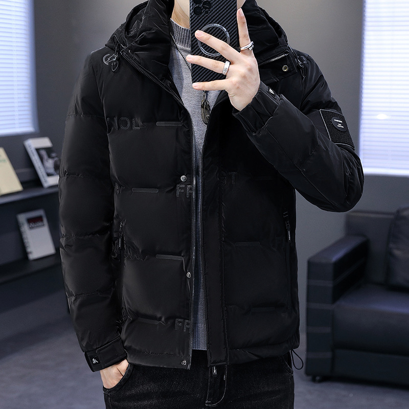 Μπουφάν με γέμισμα από λευκό πούπουλο για εφήβους, με κουκούλα, μακριά γραμμή, ελαφριά προστασία από το κρύο (-5°C έως 0°C)