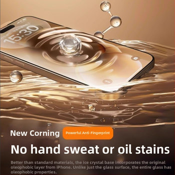 Protecție ecran din sticlă pentru iPhone 16 — acoperire completă, claritate HD, rezistent la zgârieturi, anti-amprente, filtrare lumină albastră