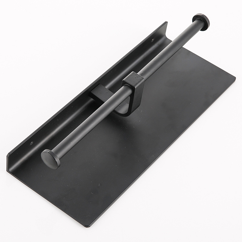 Αλουμινένιος τοίχου κρατήρας χαρτιού τουαλέτας, χωρίς διάτρηση, με κουτί χαρτιού διπλής χρήσης και θήκη τηλεφώνου