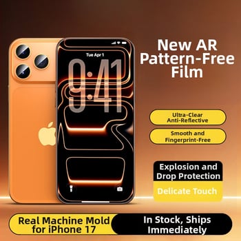 PaiPaiMi protecție ecran din sticlă temperată pentru iPhone 17 Pro Max – anti-praf, antișoc, acoperire totală a ecranului