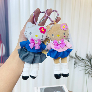 Плюшена котка кукла — животински дизайн, супер мека къса плюш, пълнител PP памук, полиестерно влакно, номер zl906