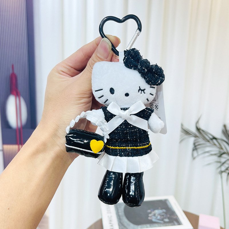 Плюшена котка кукла — животински дизайн, супер мека къса плюш, пълнител PP памук, полиестерно влакно, номер zl906