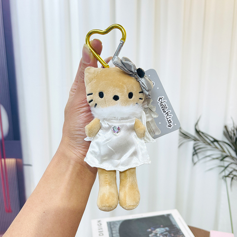 Плюшена котка кукла — животински дизайн, супер мека къса плюш, пълнител PP памук, полиестерно влакно, номер zl906