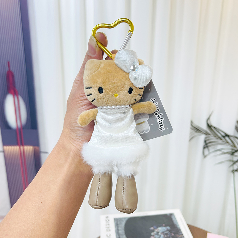 Плюшена котка кукла — животински дизайн, супер мека къса плюш, пълнител PP памук, полиестерно влакно, номер zl906