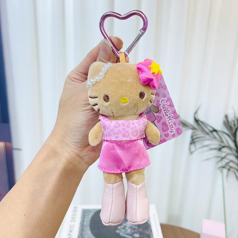 Плюшена котка кукла — животински дизайн, супер мека къса плюш, пълнител PP памук, полиестерно влакно, номер zl906