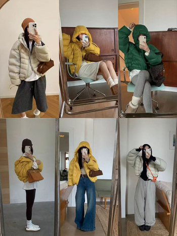 Пухено яке с пух от бяла патка, съдържание на пух 90% и повече, найлонова материя, свободна кройка, стояща яка