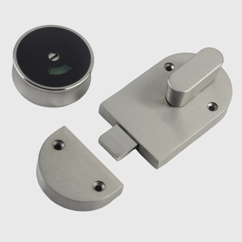 Suoweigu ενισχυμένη κλειδαριά διαχωριστικών δημόσιας τουαλέτας από ανοξείδωτο χάλυβα, με μεταλλικό φινίρισμα