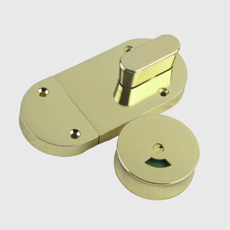 Suoweigu ενισχυμένη κλειδαριά διαχωριστικών δημόσιας τουαλέτας από ανοξείδωτο χάλυβα, με μεταλλικό φινίρισμα