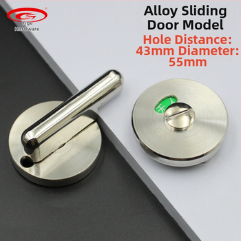 Κύκλινο κλείδωμα για διαχωρισμό δημόσιας τουαλέτας – ανοξείδωτο ατσάλι 304, φινίρισμα οξείδωσης με γραμμώσεις, μοντέλο 10/μικρό κυκλικό κλείδωμα