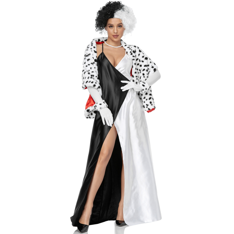 Cosplay suknja s dalmatinskim točkicama i motivom vještice za scensku izvedbu (Brand: Beauty embryo; Materijal: pamukova mješavina; Prigode: igranje igara/animacije; Spol: Žensko; Kategorija: suknja)
