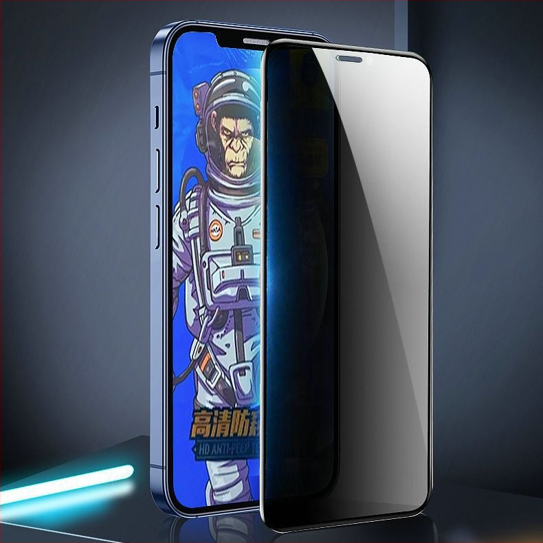 Protecție de ecran din sticlă temperată pentru seria iPhone 17 — folie frontală, finisaj mat, protecție a intimității, anti-amprentă, anti-lumină albastră, HD