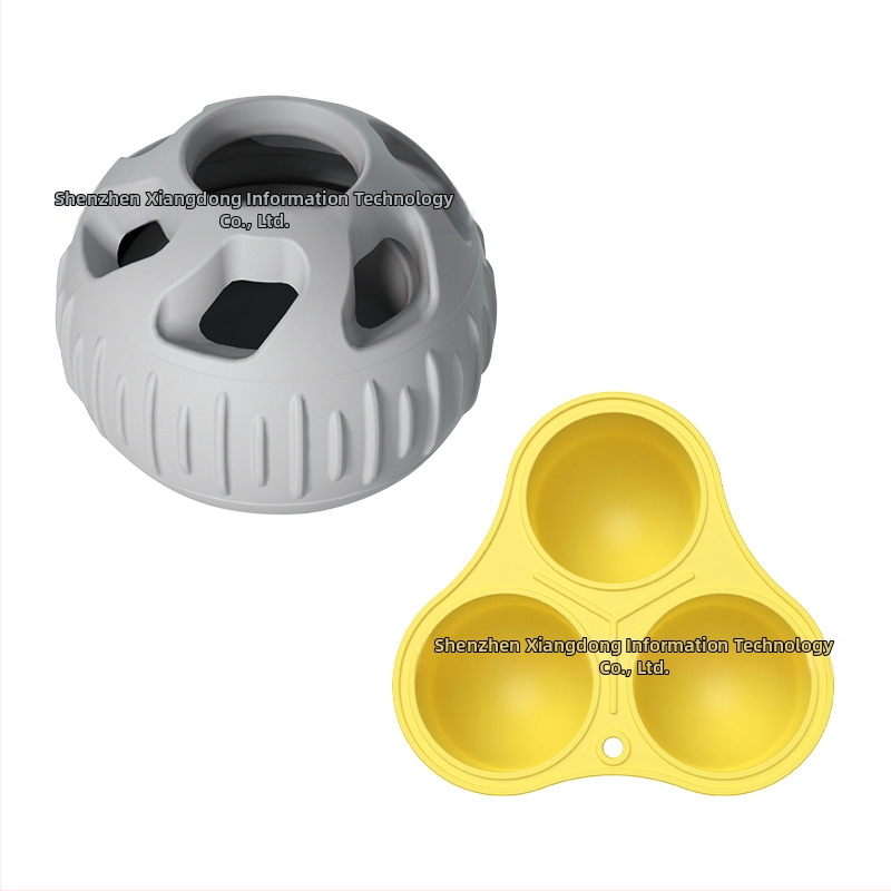 Σιλικόνου δάγκωμα και ταΐσμού παιχνίδι σκύλου με μπάλα διαρροής φαγητού, μάρκα Enjoy the movement