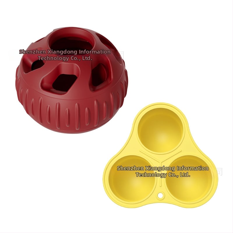 Σιλικόνου δάγκωμα και ταΐσμού παιχνίδι σκύλου με μπάλα διαρροής φαγητού, μάρκα Enjoy the movement