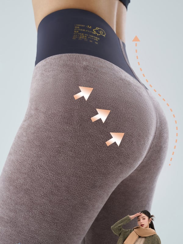 Joga leggings od najlona i spandeksa, debeli, s podizanjem stražnjice, uskog kroja, jednobojni uzorak