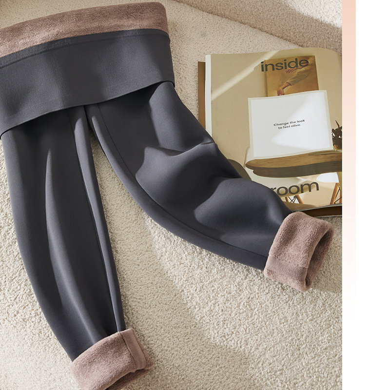 Joga leggings od najlona i spandeksa, debeli, s podizanjem stražnjice, uskog kroja, jednobojni uzorak