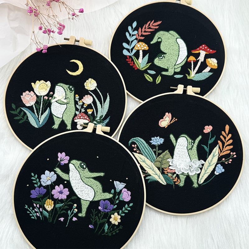 Σετ σταυροβελονιάς — Nordic στυλ (Μάρκα: Jinhao; Μοτίβο: λουλούδια/χορτάρι/φύλλα; Βελονιά Su)