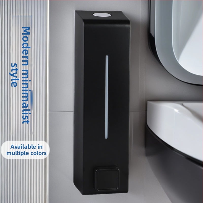 Dozator de săpun cu apăsare manuală, montat pe perete, ABS, turnare prin injecție, greutate 260 g