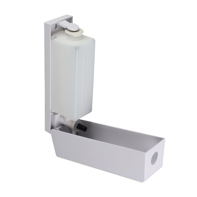 Dozator de săpun cu apăsare manuală, montat pe perete, ABS, turnare prin injecție, greutate 260 g