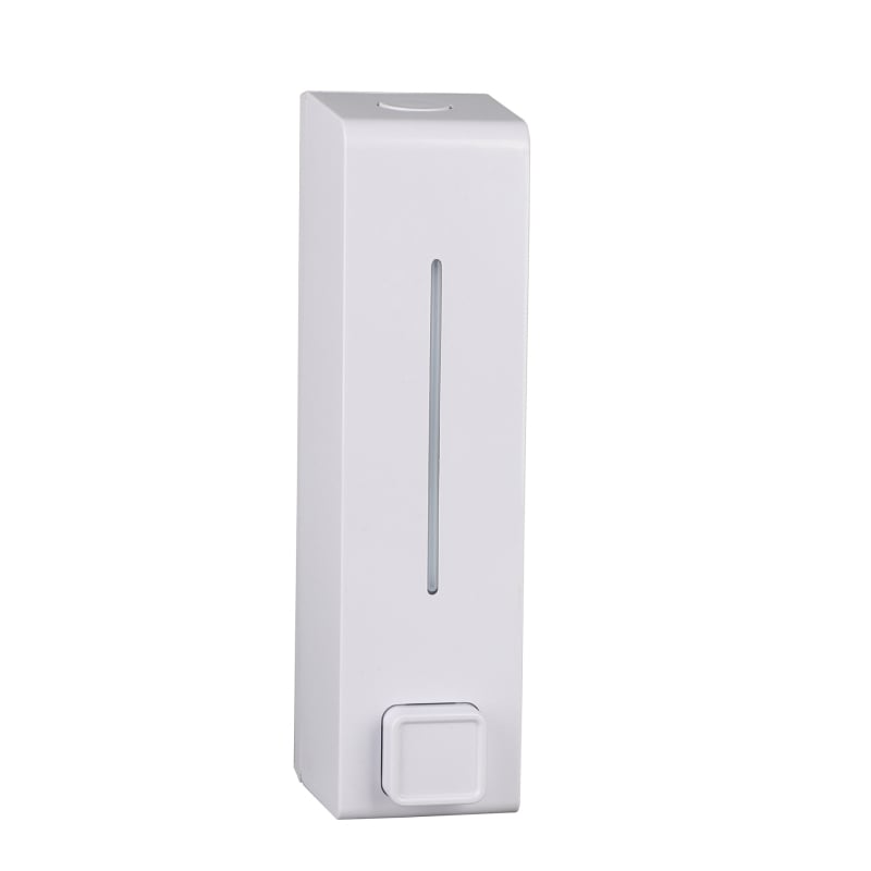 Dozator de săpun cu apăsare manuală, montat pe perete, ABS, turnare prin injecție, greutate 260 g