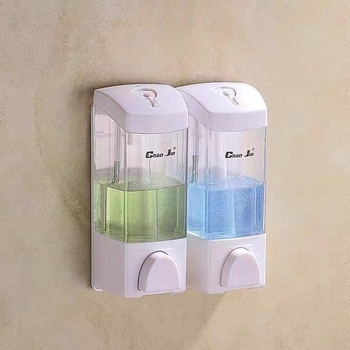 Dispenser manual de săpun ABS, capacitate 300/500 ml, acționare prin apăsare, turnare prin injecție, stil modern