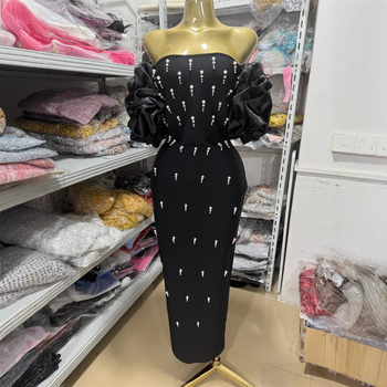 Rochie lungă din poliester, fără mâneci, decolteu în V, stil elegant, croială dintr-o singură piesă