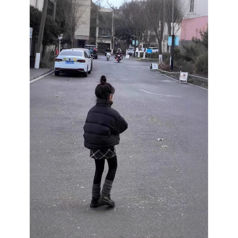 Fustă pentru fete din lână, carouri, croială A-line, pentru vârsta 3–8 ani, toamnă 2025