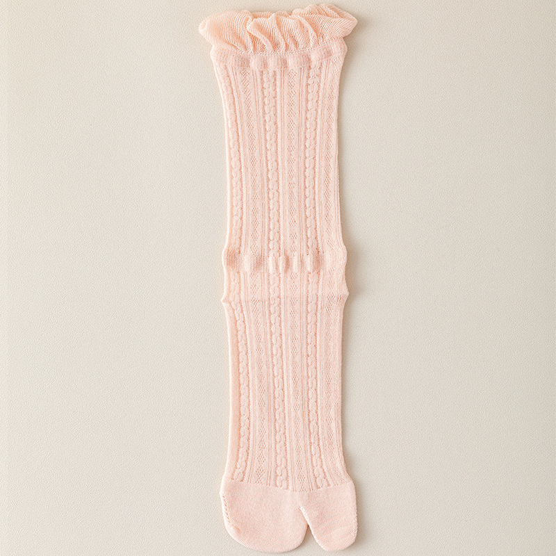Ženske čarape s podijeljenim prstima, pamuk, srednja duljina, protuklizne, upijanje znoja, japanski casual stil