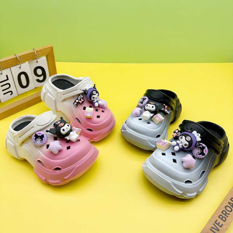 Sandale pentru fete cu partea superioară EVA, degete închise, casual, fără căptușeală, pentru interior și exterior, vârsta 4-12 ani