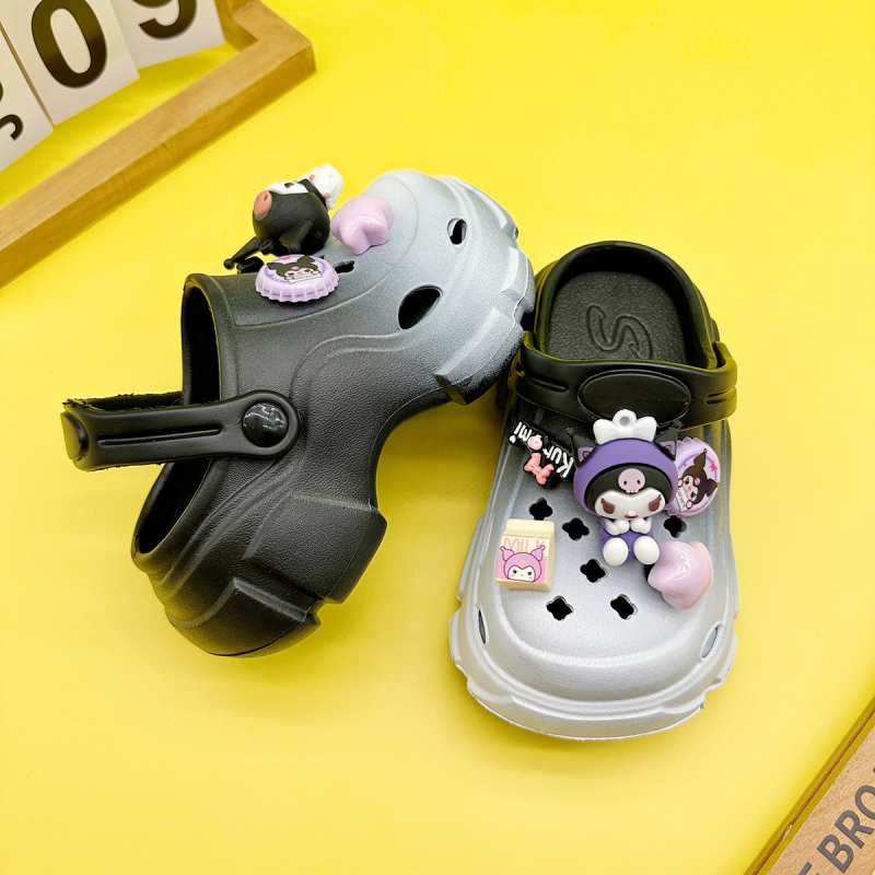 Sandale pentru fete cu partea superioară EVA, degete închise, casual, fără căptușeală, pentru interior și exterior, vârsta 4-12 ani