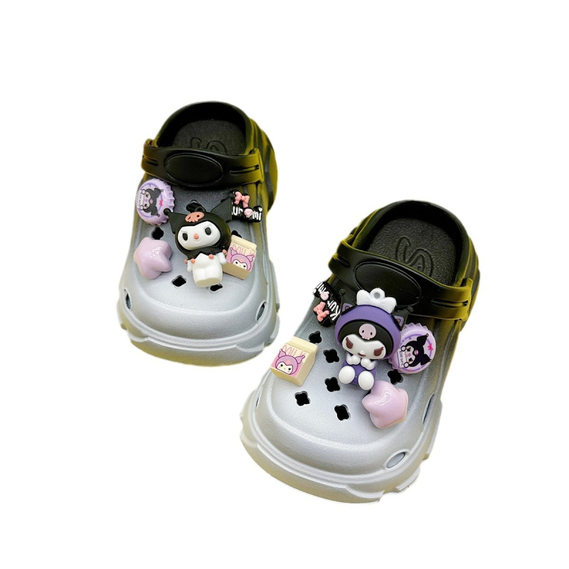 Sandale pentru fete cu partea superioară EVA, degete închise, casual, fără căptușeală, pentru interior și exterior, vârsta 4-12 ani