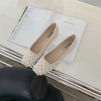 Pantofi Mary Jane cu vârf pătrat, fără șireturi, talpă din cauciuc, partea superioară din piele sintetică, toc mic